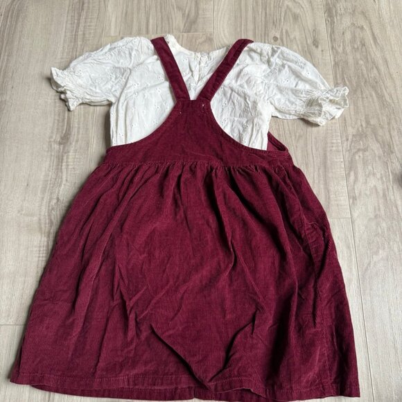 Cat & Jack Jumper Dress Shirt Set Holiday Christmas - Picture 6 of 7